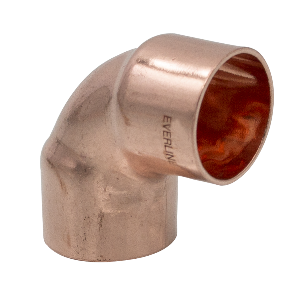 Medené koleno 22/90 FF