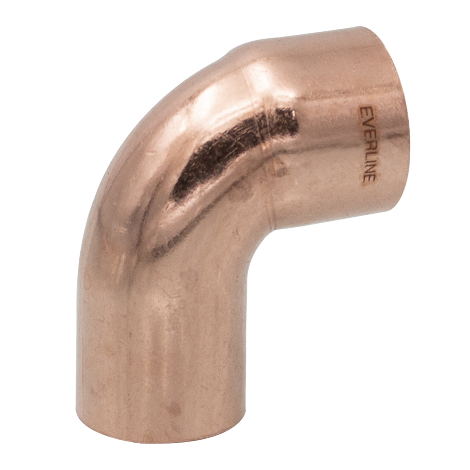 Medené koleno 22/90 MF