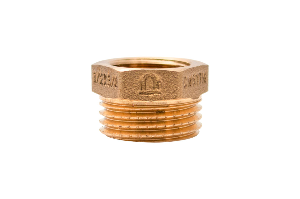 Sárgaréz CW617N szűkítő 1/2