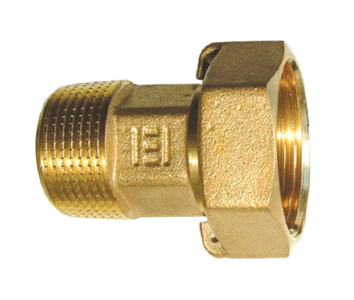 Vízóra csatlakozó réz 6/4