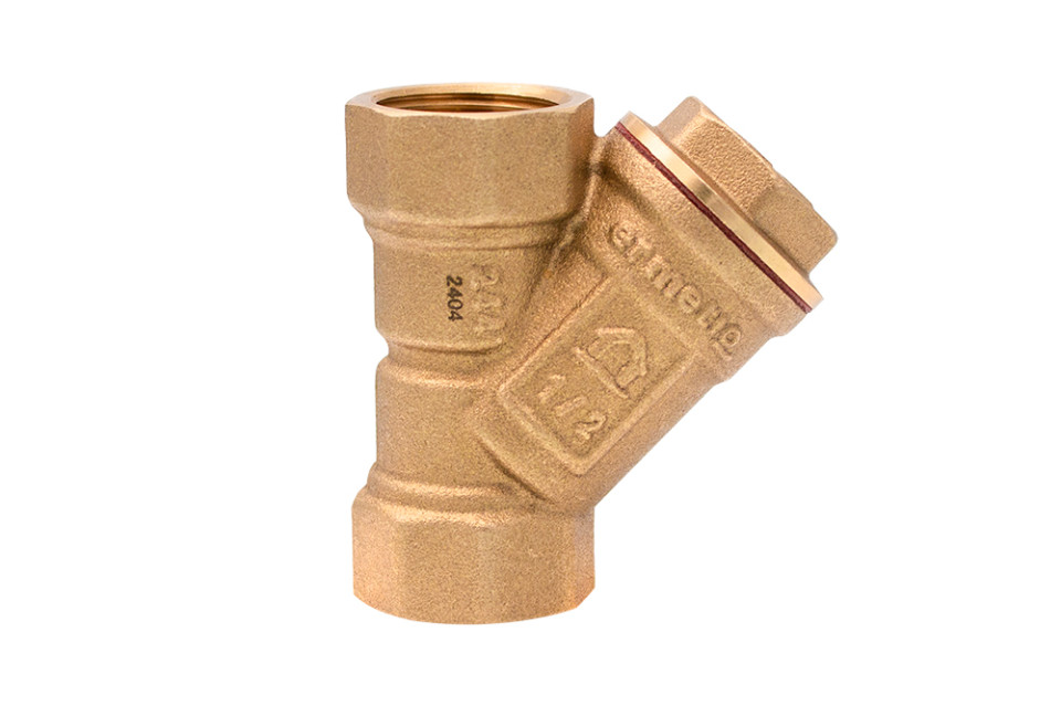 Vízszűrő Y réz 1/2