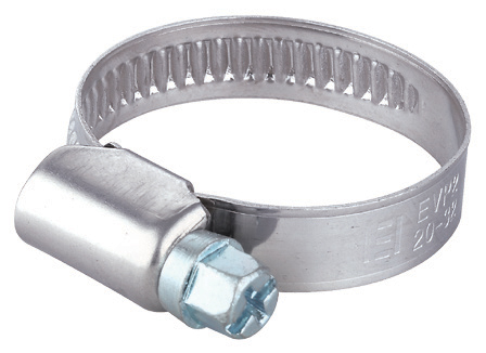 Inox tömlő bilincs 120-140/12*06