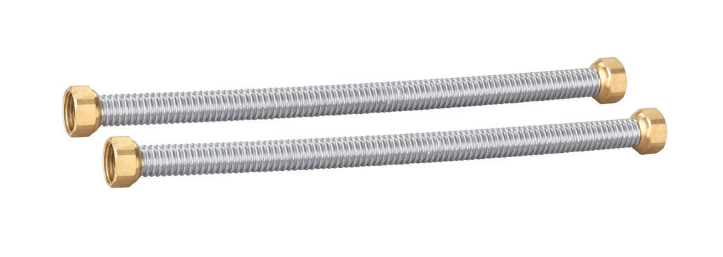 Bordás inox bekötőcső hajlítahtó flexibilis 1/2
