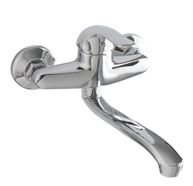 Mosogató csaptelep fali