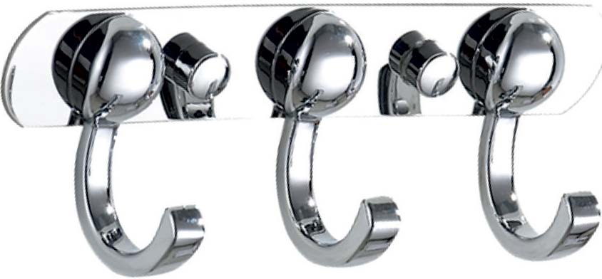 Fali fogas 3 ágú króm HOOKS