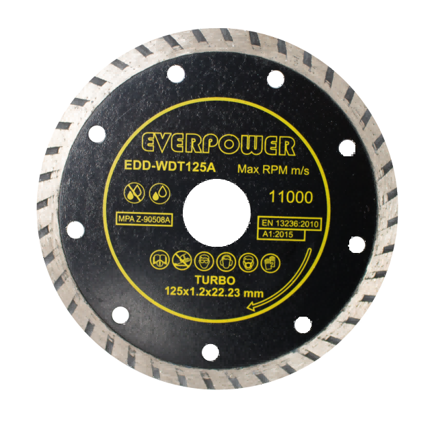 Gyémánt vágótárcsa száraz vágáshoz Turbó 230*1.8*22.23