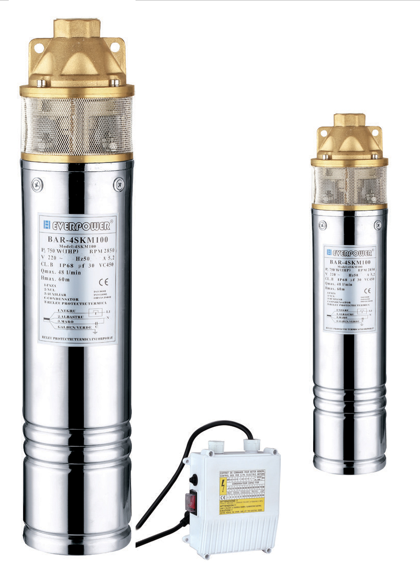 Mélykúti szivattyú 1.5KW kezelőpanellel