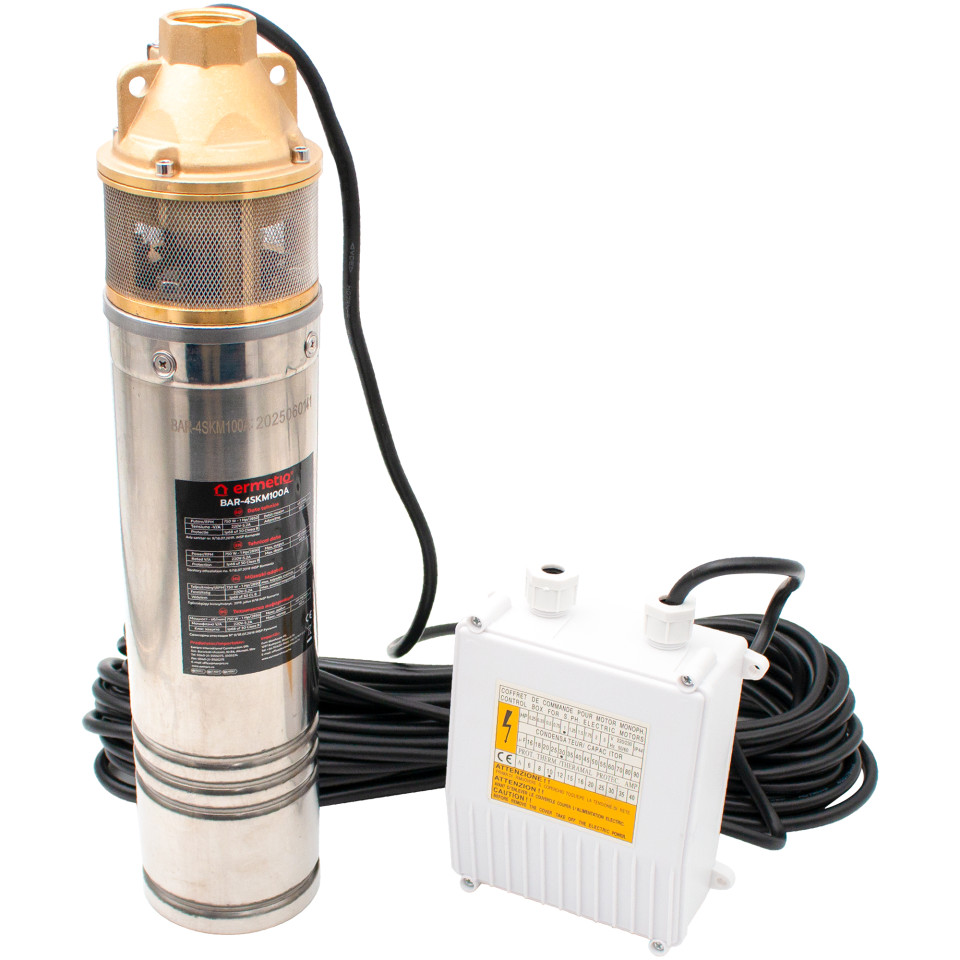 Mélykúti szivattyú 0.75KW/60m kezelőpanellel