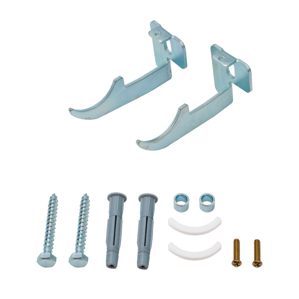 2db alumínium radiátor rögzítőkonzol készlet